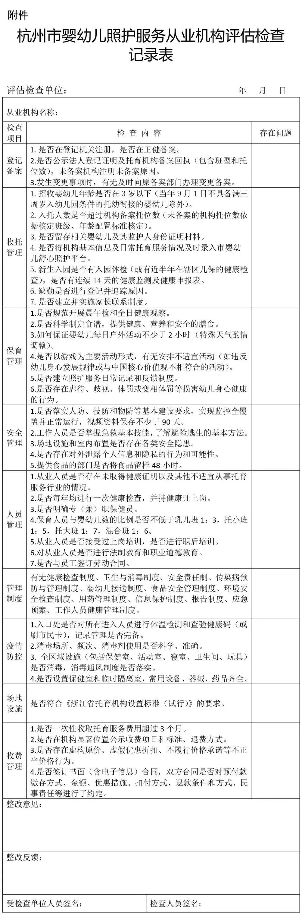 每年1次对托育从业机构检查！杭州市发布《婴幼儿照护服务指导机构工作规范（试行）》