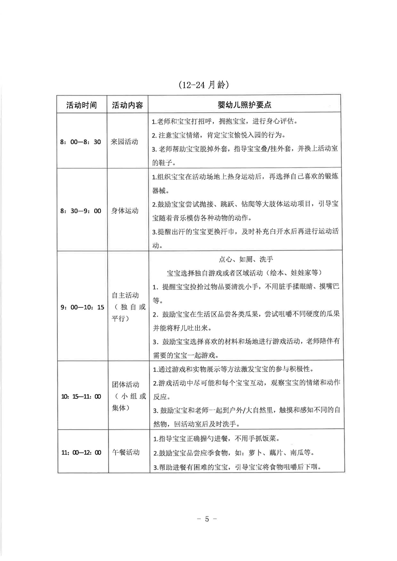 官宣！《托育一日作息安排表及婴幼儿照护要点（试行）》出炉
